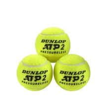 Dunlop Tennisbälle ATP drucklos (strapazierfähig, langlebig) Dose 3er